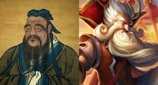 王者荣耀英雄和历史名人对比:我们小鲁班是老鲁班制造出来的吗