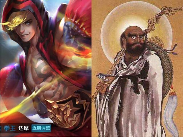 王者荣耀英雄和历史名人对比:我们小鲁班是老鲁班制造出来的吗