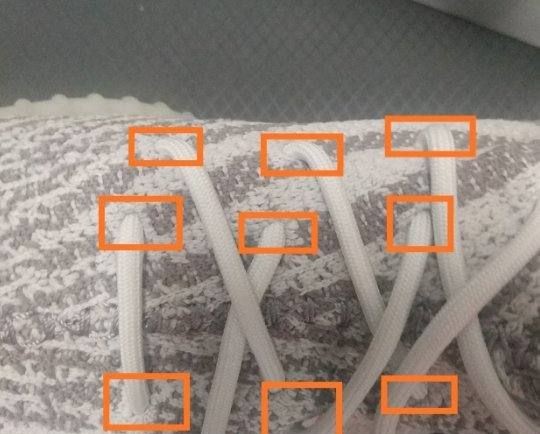 椰子鞋带的系法,椰子350鞋带原始系法教程图2