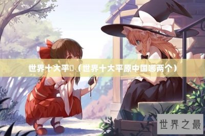 ​世界十大平厡（世界十大平原中国哪两个）