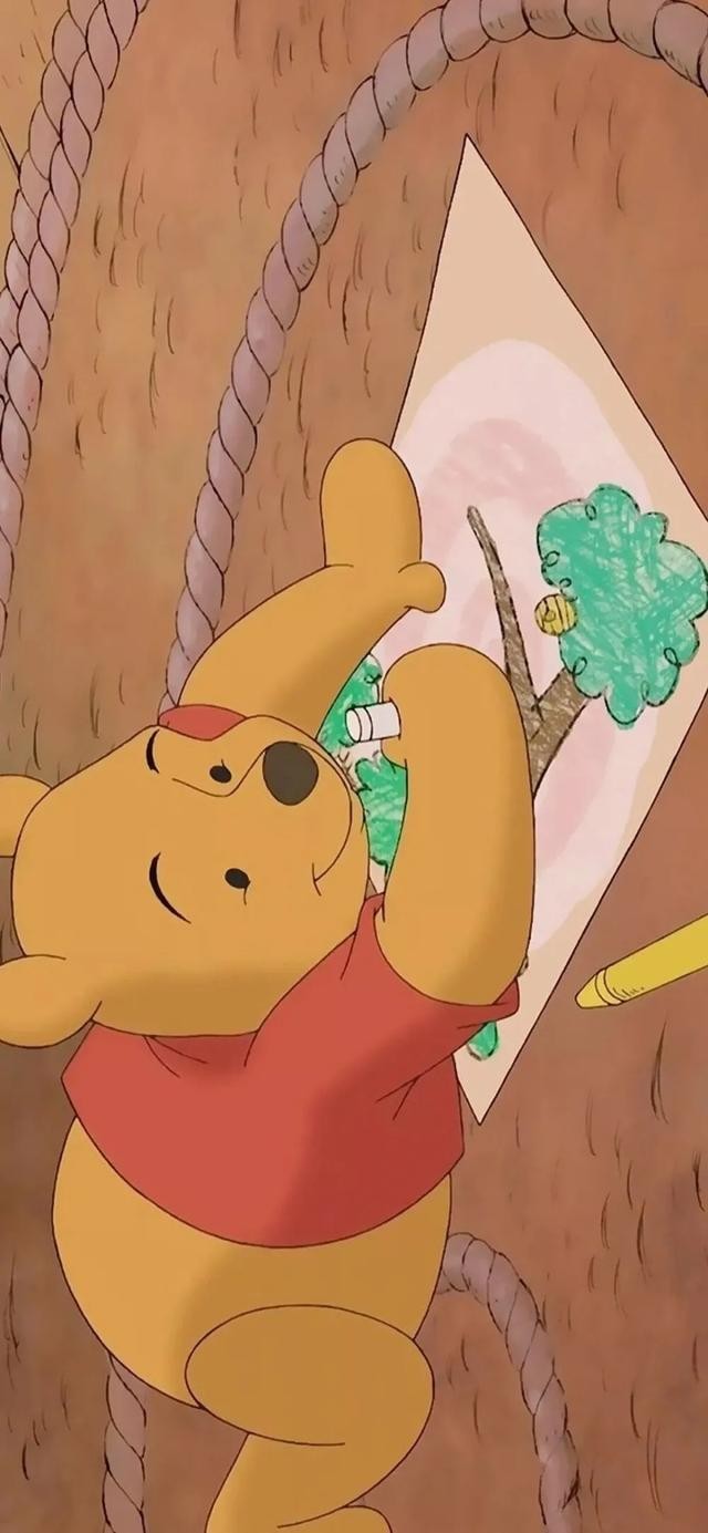 可爱壁纸大全超萌卡通小熊（可爱到爆的卡通壁纸小熊维尼）(2)