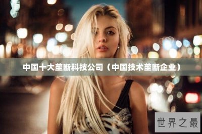 ​中国十大垄断科技公司（中国技术垄断企业）