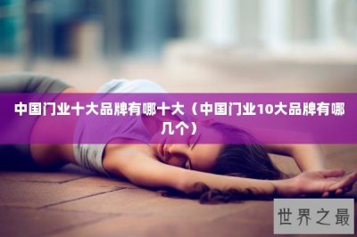 ​中国门业十大品牌有哪十大（中国门业10大品牌有哪几个）