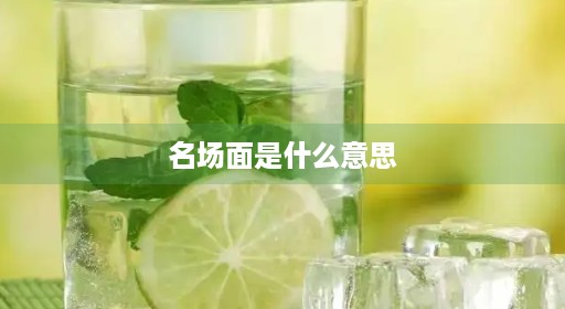 名场面是什么意思 名场面是什么意思