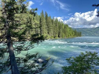 ​闯进喀纳斯 没看到大水怪是什么动物？却偶遇了深蓝SL03