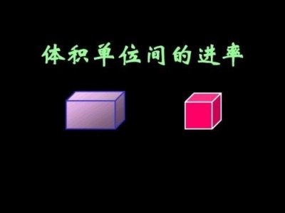 ​容积进率是什么意思