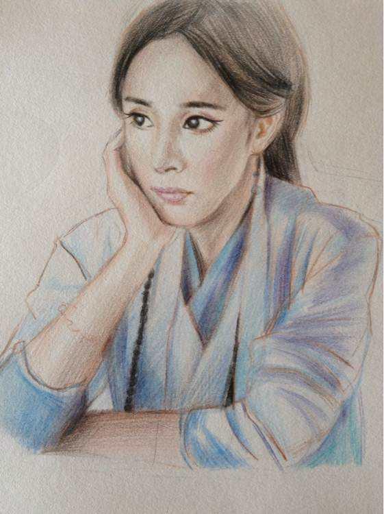 手绘版明星照，你觉得谁最美最帅？