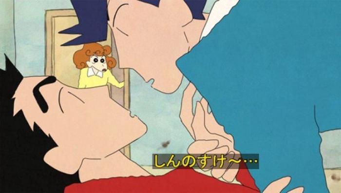 蜡笔小新，世界最出名的五岁小孩！长大后还是那么喜欢调戏基友！
