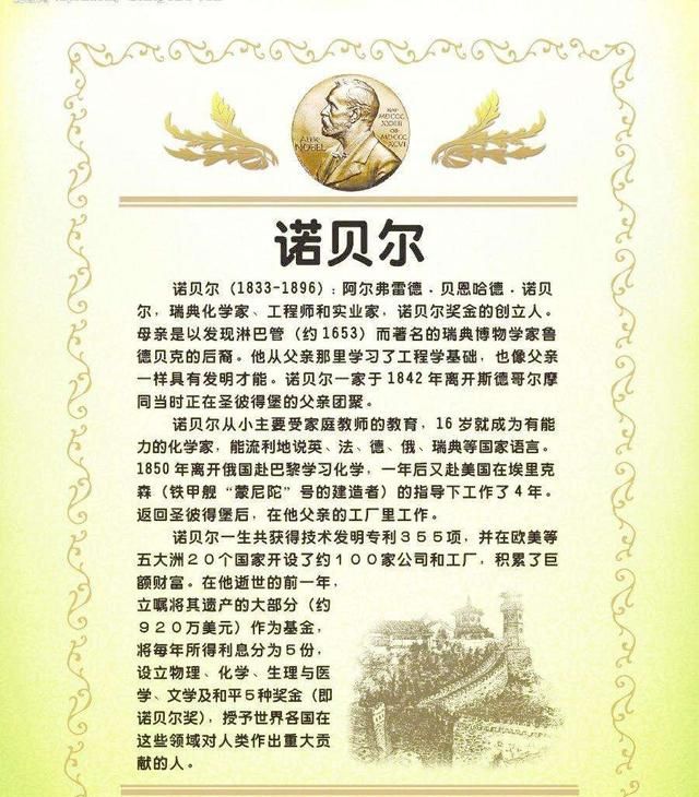 诺贝尔奖有哪些,中国国籍获得诺贝尔奖的人有哪些?图5
