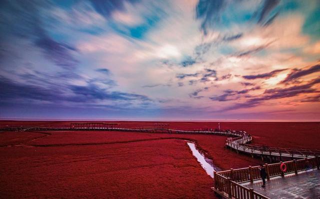 世界上最神奇的“红色海滩”，全世界仅此一处，就在我们中国！