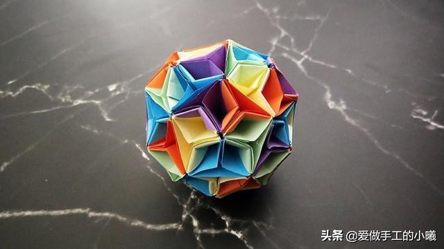 折花的方法又漂亮又简单 折纸教程：能轻松学会的折纸花球，步骤简单，造型美观
