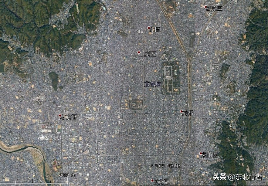 卫星影像下的日本京都，究竟是什么魅力让国人爱上这座古都呢