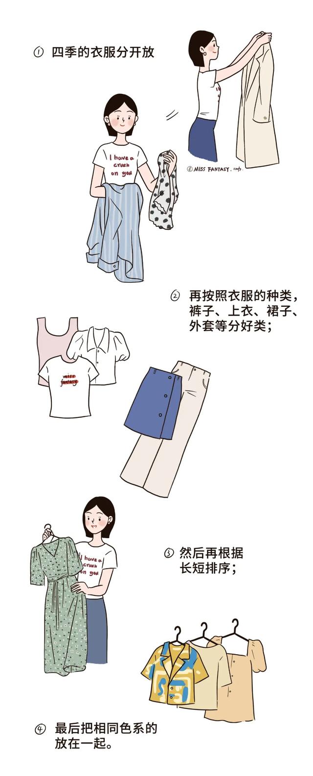 整理衣柜的100种方法,我试着这样整理(3)