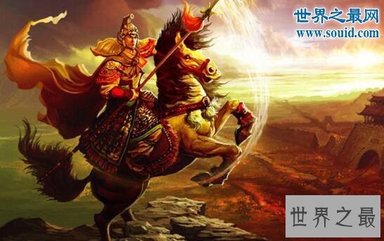 三国武将排名，吕布最强(张飞仅排第八)