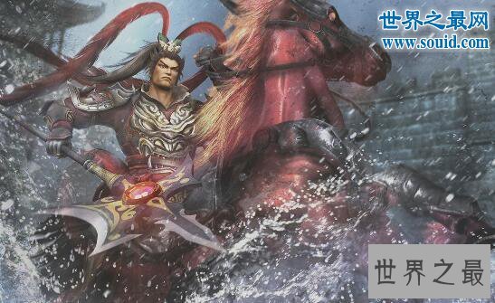 三国武将排名，吕布最强(张飞仅排第八)