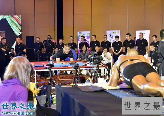 平板支撑世界纪录，中国特警毛卫东(8小时01分)