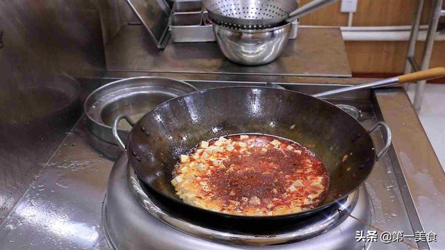 正宗麻婆豆腐做法教程（厨师长分享麻婆豆腐的做法）(6)