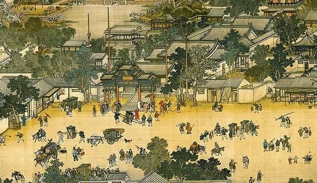 清明上河图是谁画的，《清明上河图》是宋徽宗让张择端绘画的吗﹖？图3